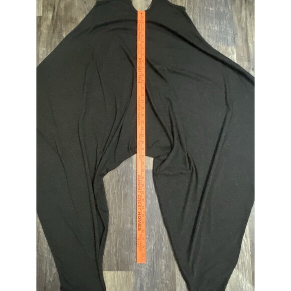 Three Bird Nest Harem Jumpsuit Women’s Black Boho Oversized Romper Size Small - Picture 7 of 11